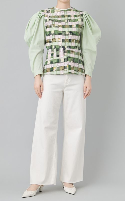 【roop】パフスリーブシャツ