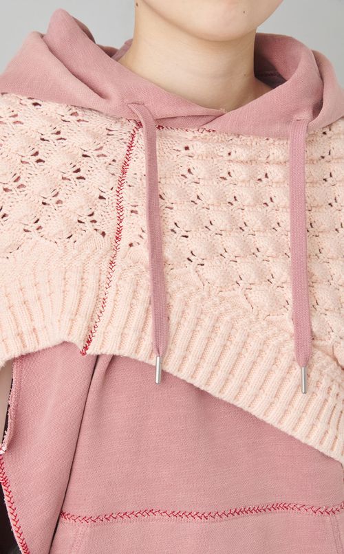 【roop】アシンメトリーパーカーケープ