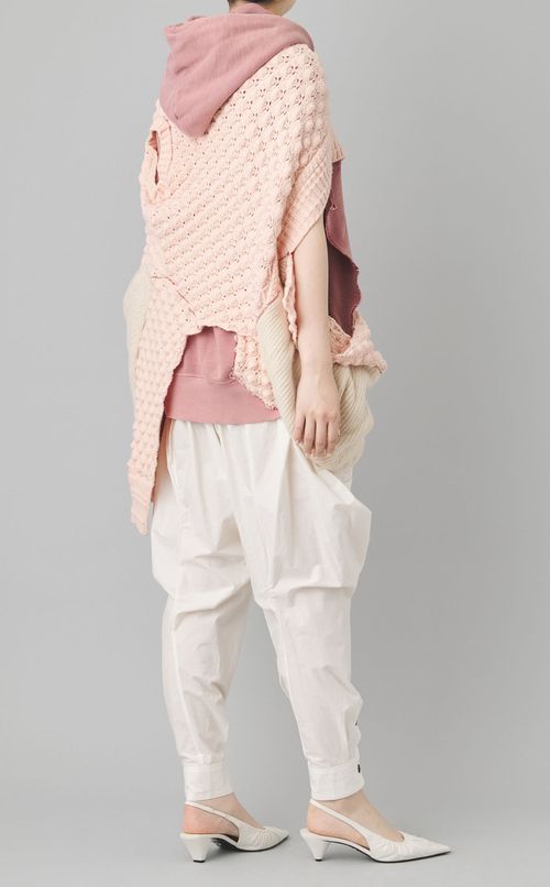 【roop】アシンメトリーパーカーケープ