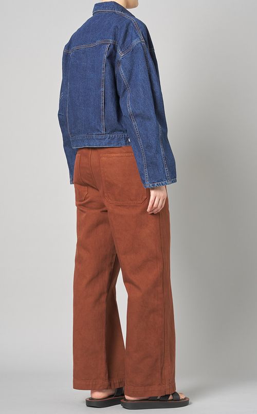 ショートデニムジャケット