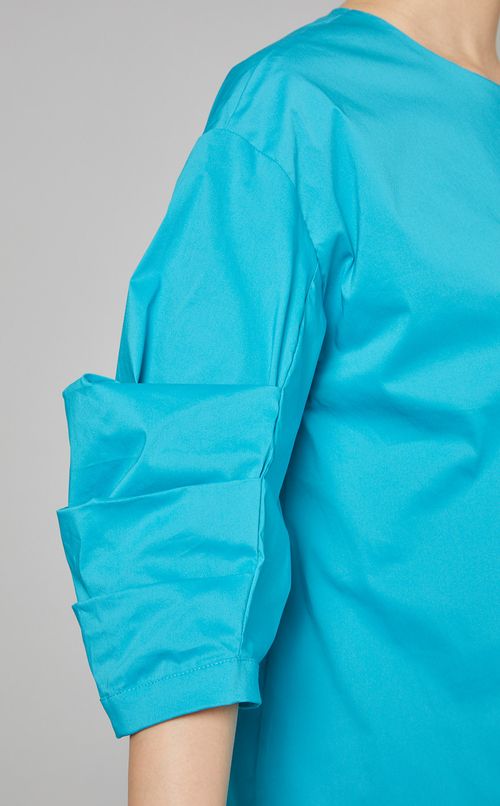 ギャザースリーブブラウス