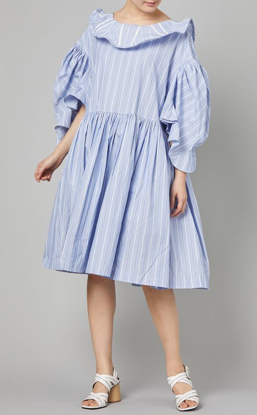 フリルカラーミニワンピース