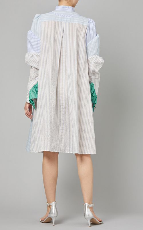 パフショルダーロングシャツ