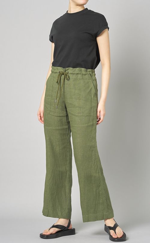 リネンイージーパンツ