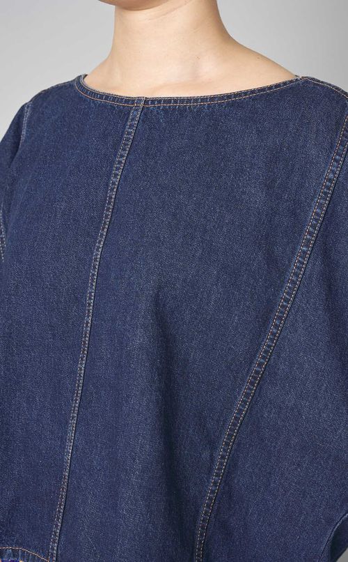 デニムショートプルオーバー