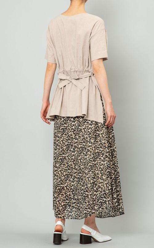 サイドスリットフレアブラウス