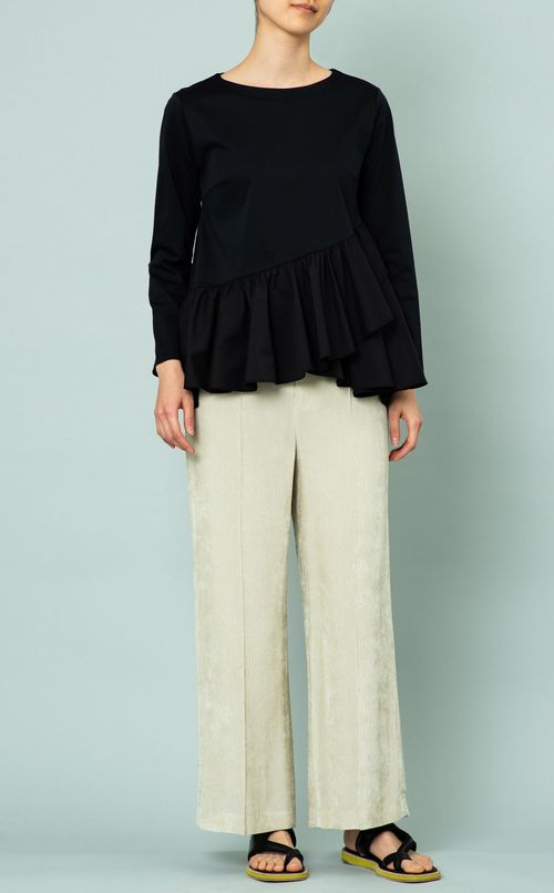 ソフトコーデュロイストレートパンツ