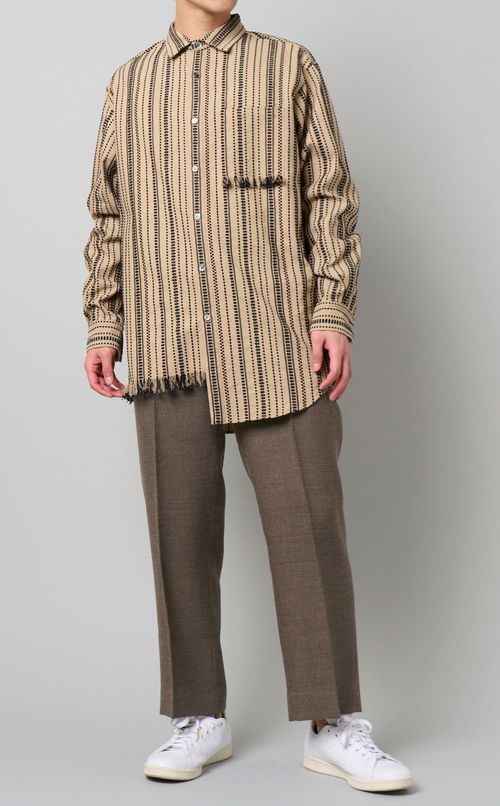 ウールタックパンツ