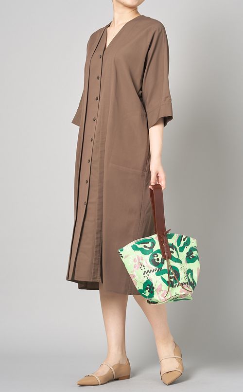 PVCコートワンハンドバッグ