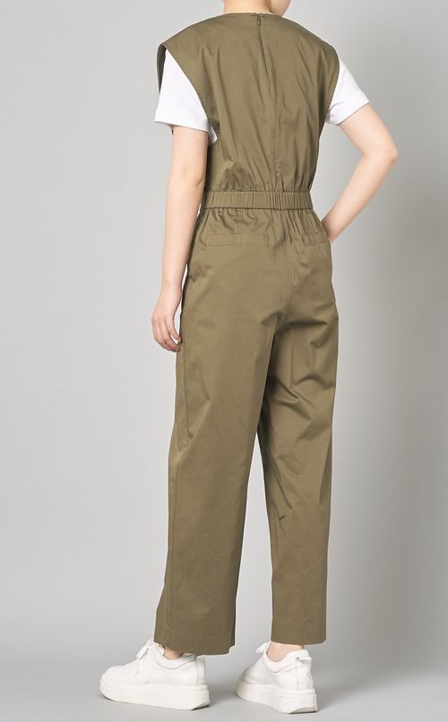 スラブサテンオールインワン