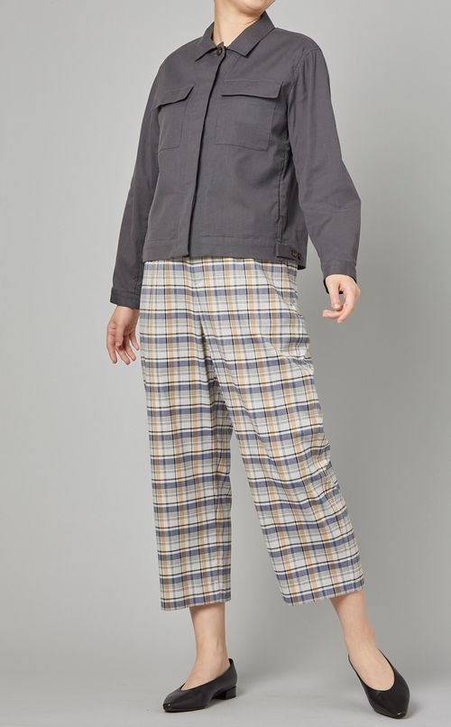 コードレーンストレッチブルゾン