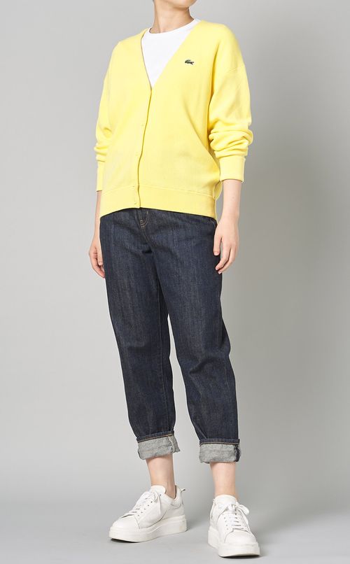 Vネックニットカーディガン