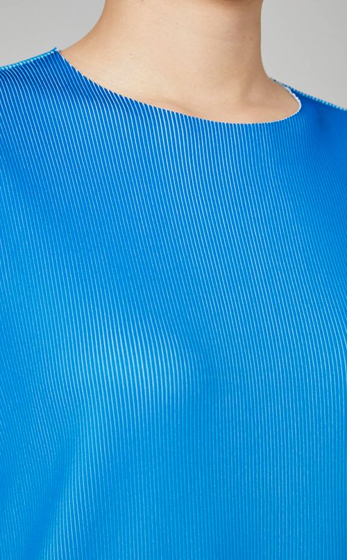 プリントリブハーフスリーブワンピース