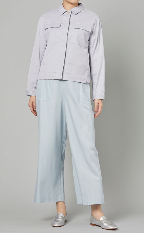 コードレーンストレッチブルゾン