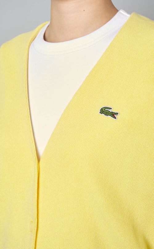 Vネックニットカーディガン