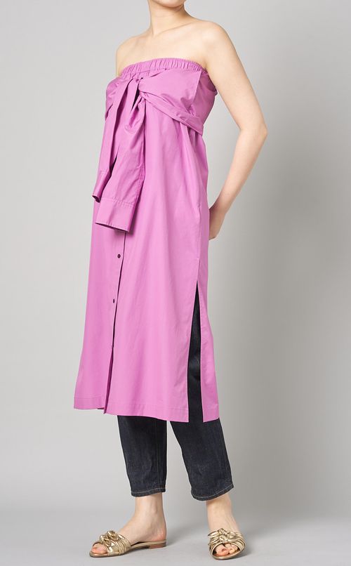 2wayフロントボタンスカート