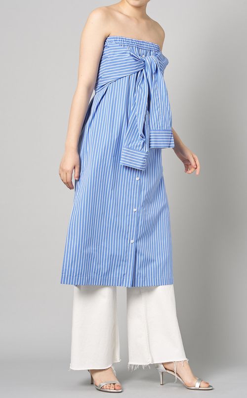 2WAYフロントボタンスカート