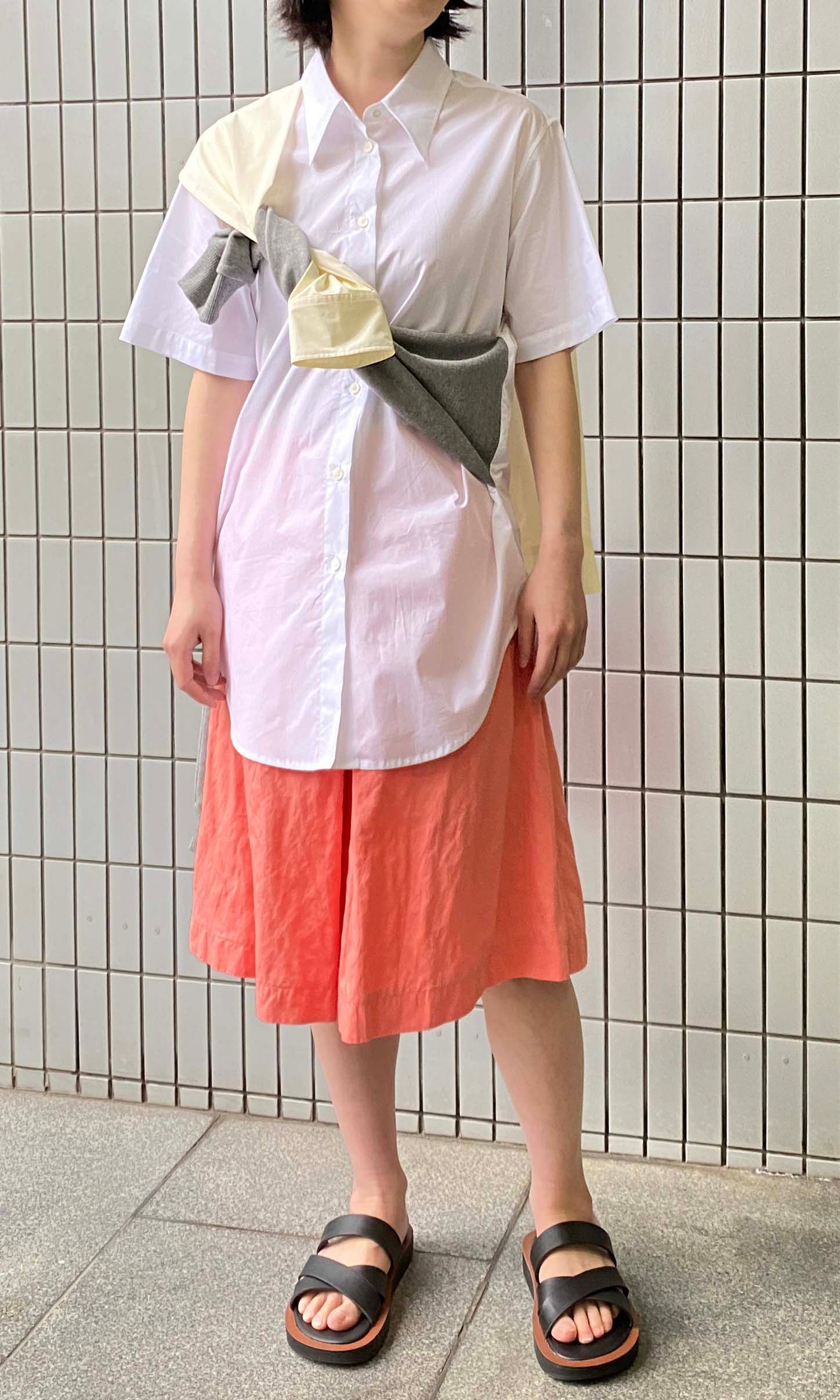 MM6 Maison Margiela｜スリーブデザインコットンシャツ