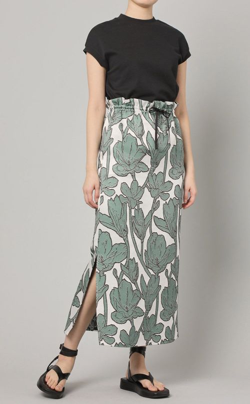 フラワージャカードスカート