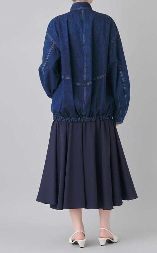 IVANAウォッシュドデニムブルゾン