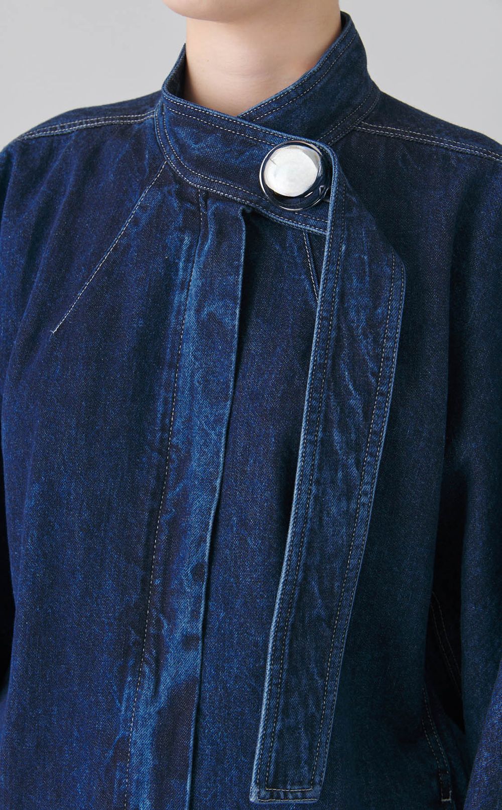 IVANAウォッシュドデニムブルゾン