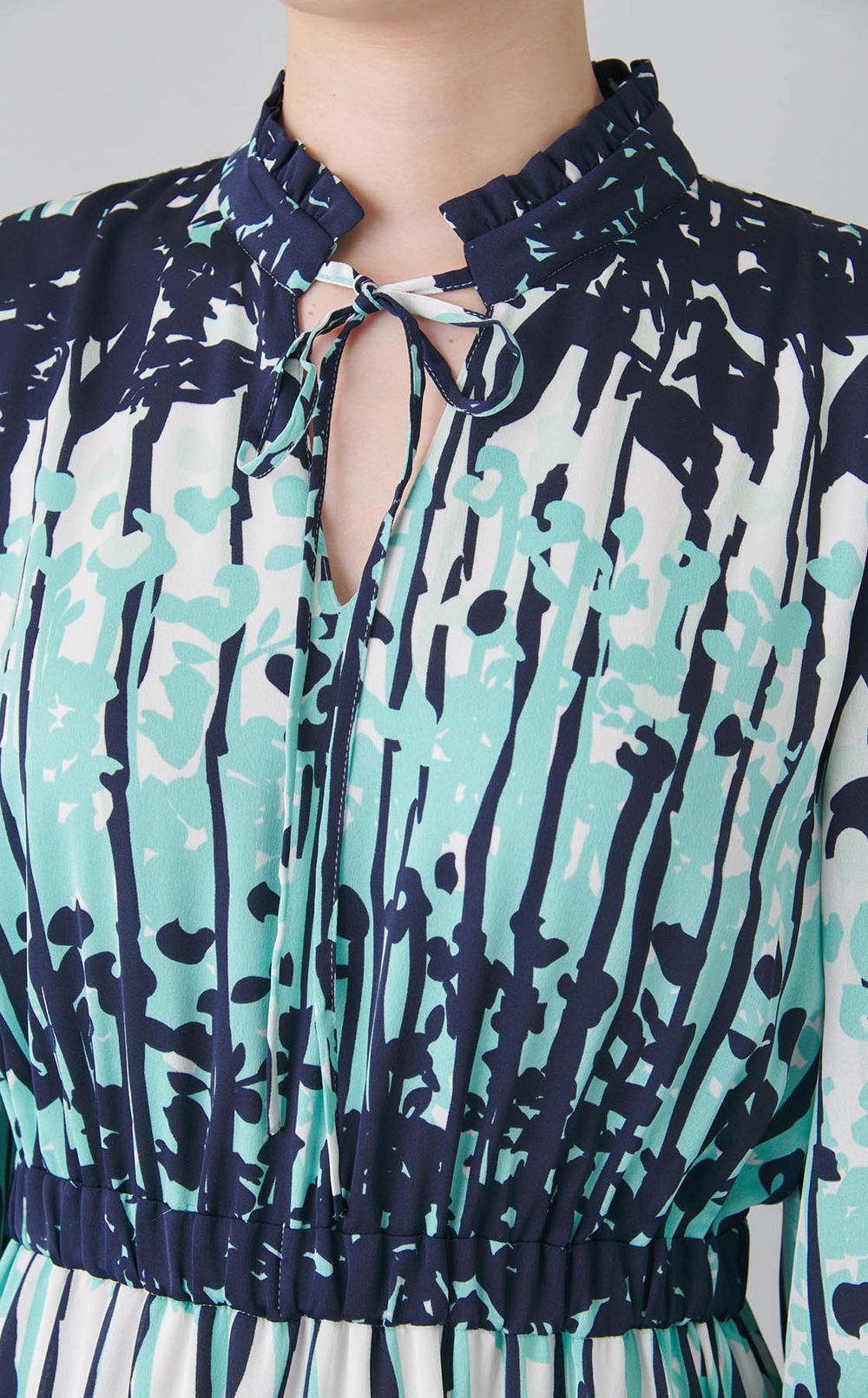 インクフォレストプリントワンピース