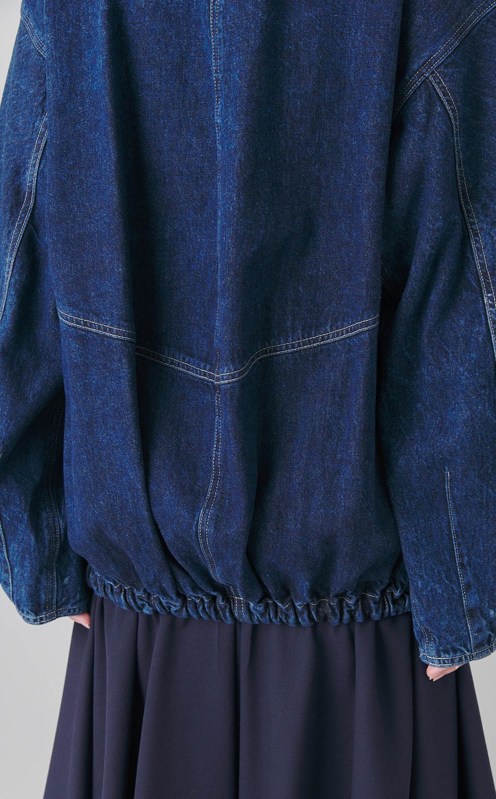 IVANAウォッシュドデニムブルゾン