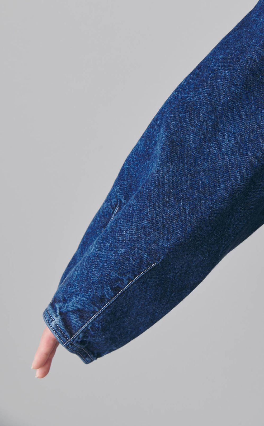 IVANAウォッシュドデニムブルゾン