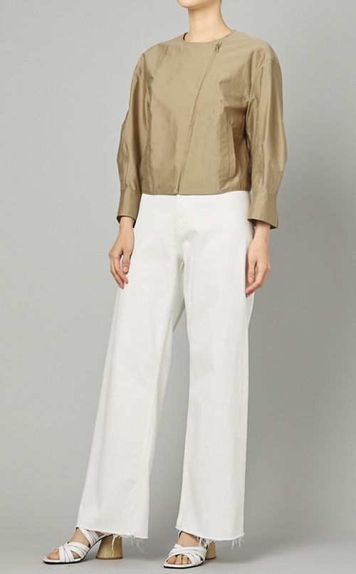 コットンナイロンコンパクトブルゾン