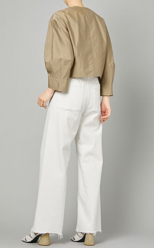 コットンナイロンコンパクトブルゾン