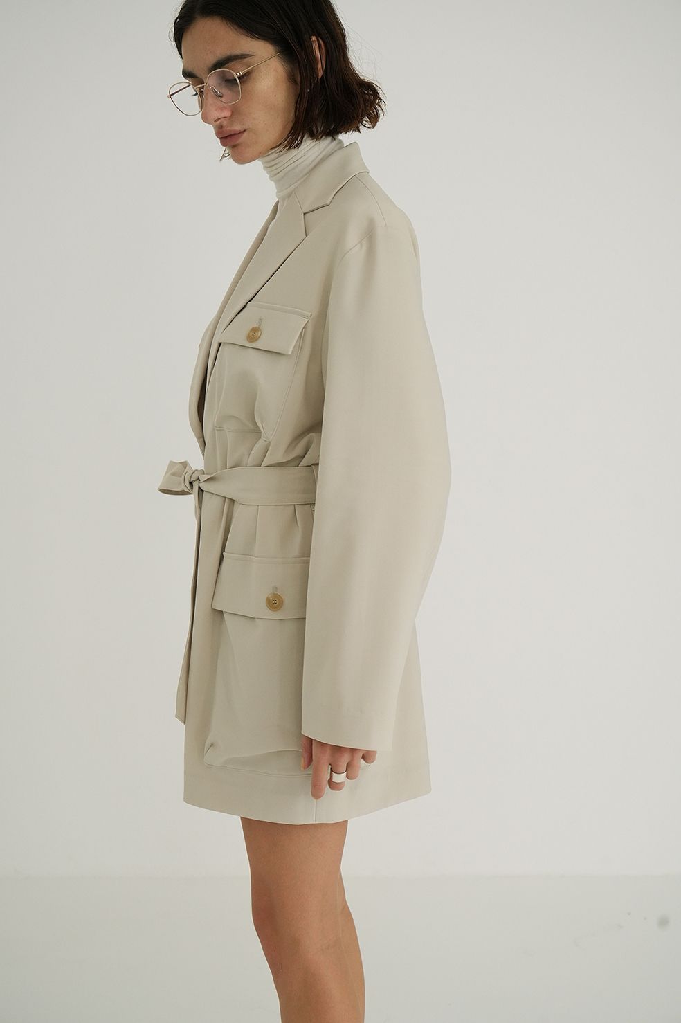 ミリタリーショートオールインワン