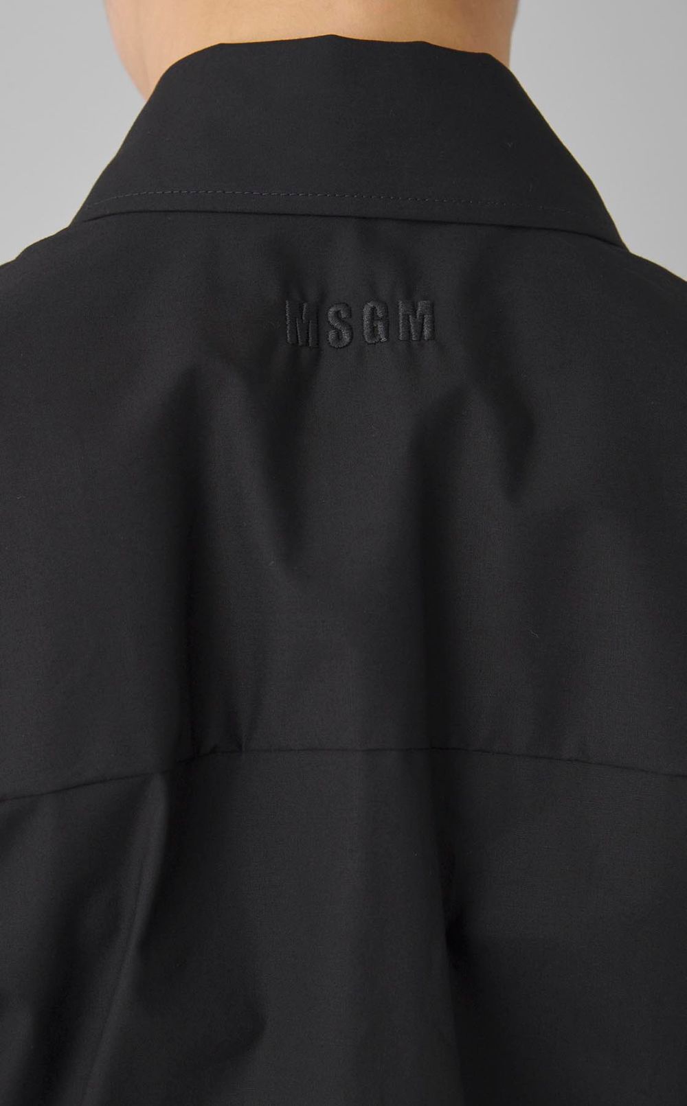 コットンポプリンギャザーワンピース