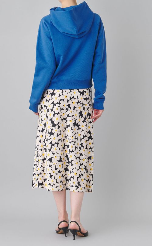 コットンプリントフーディ