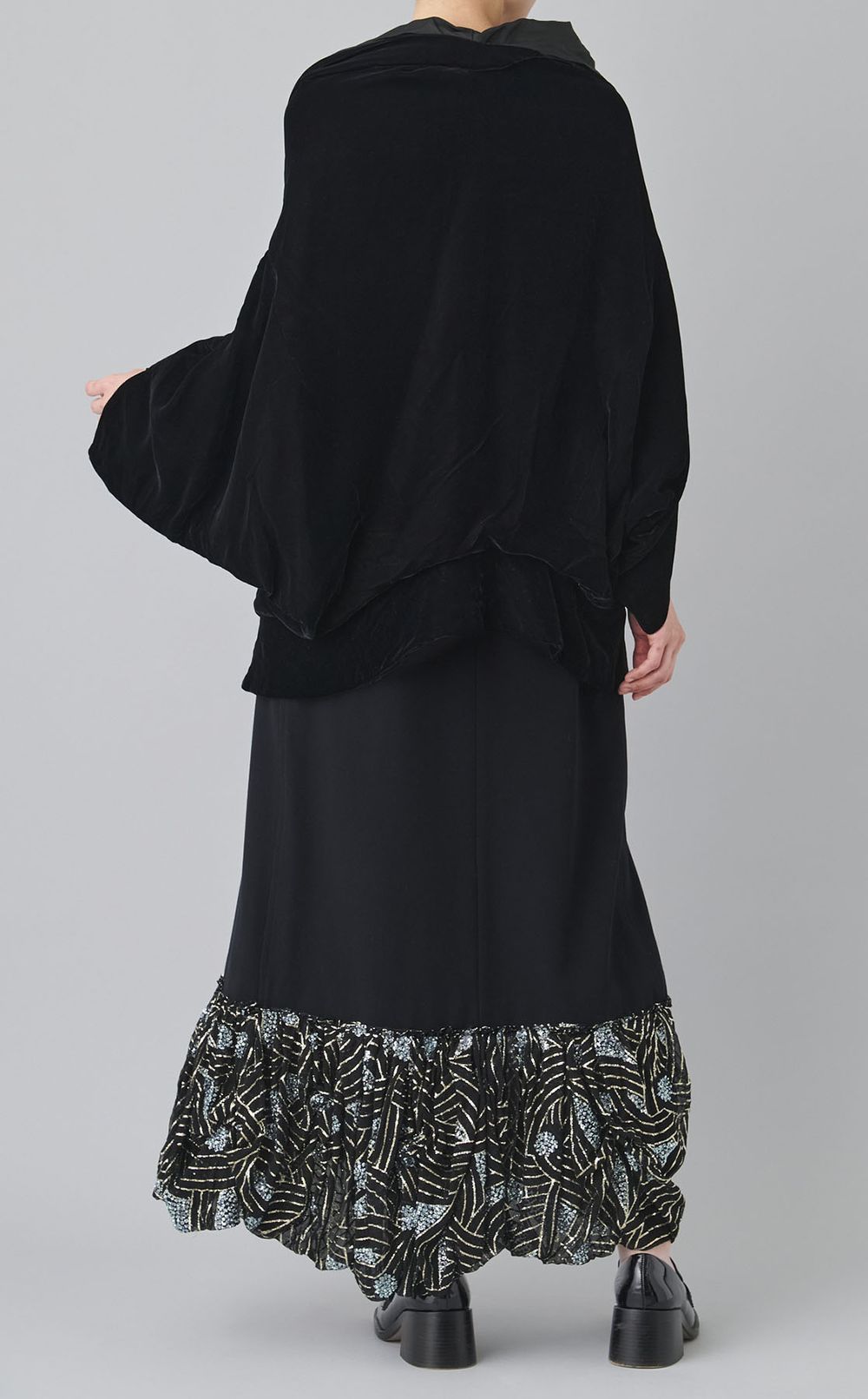 【roop】UPSIDE DOWN ベルベットジャケット