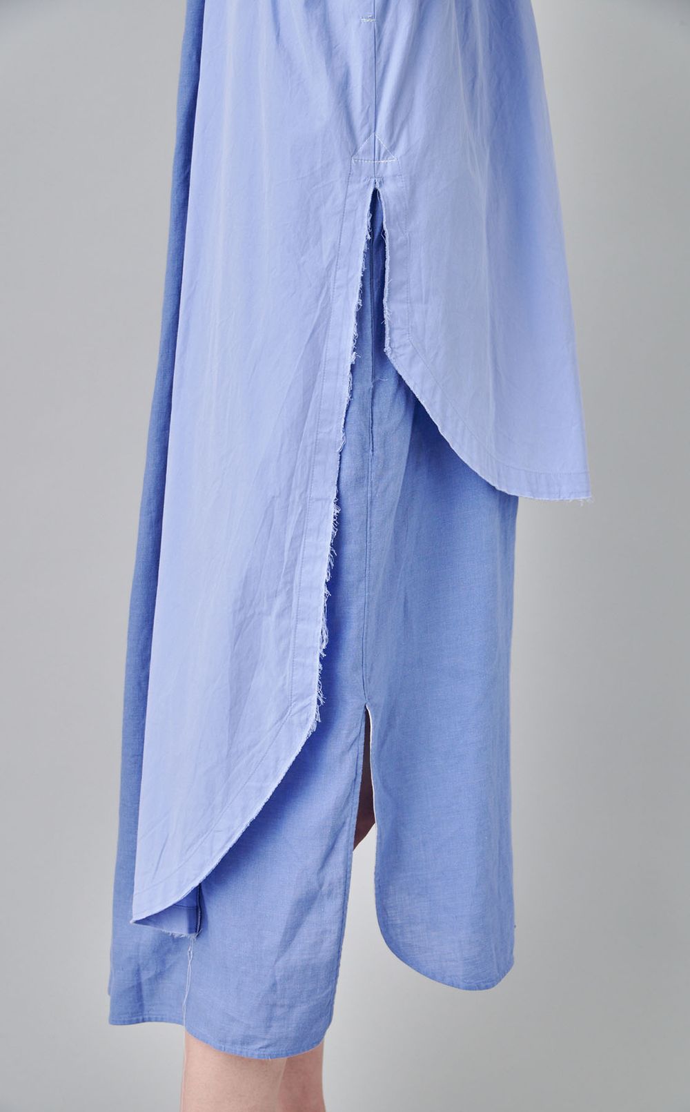 【roop】ビックポケットチーフシャツドレス