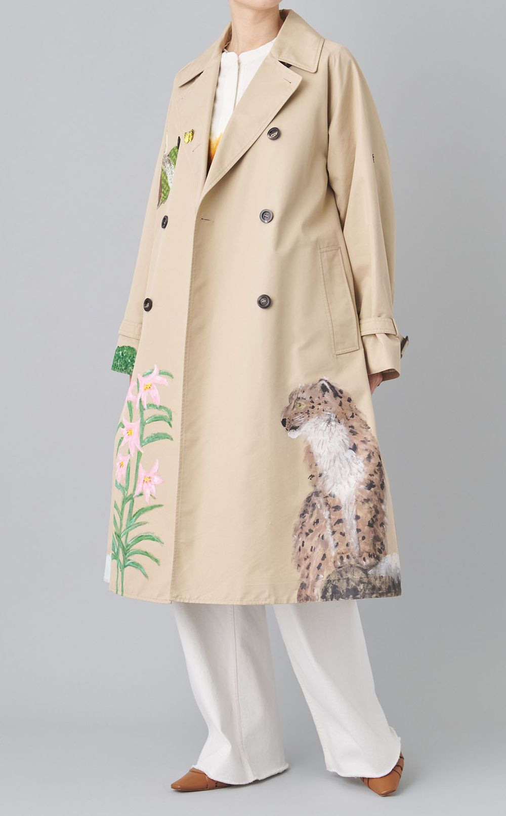 【roop】ドローイングトレンチコート