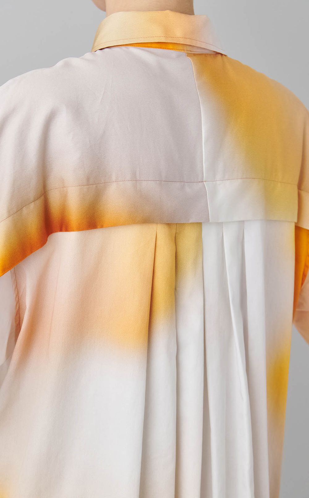 グラデーションプリントカフタンワンピース