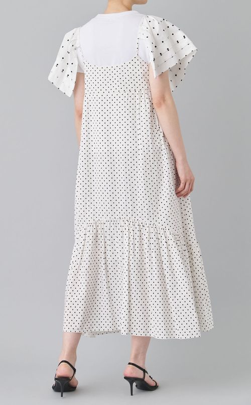 【roop】ドットドットギャザードレス
