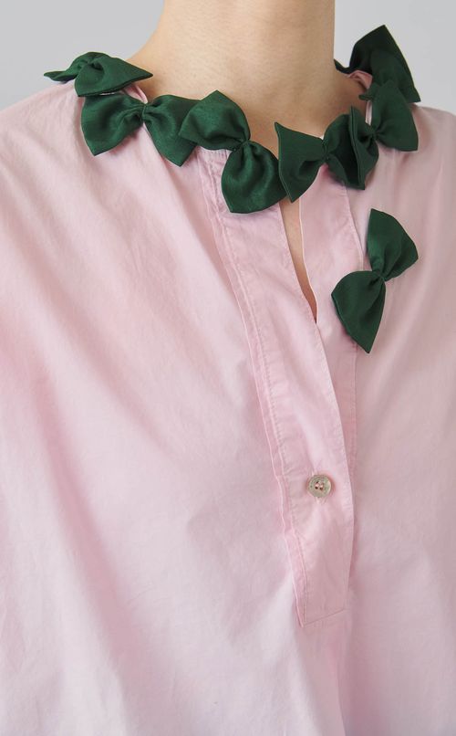 【roop】リボン付きブラウス