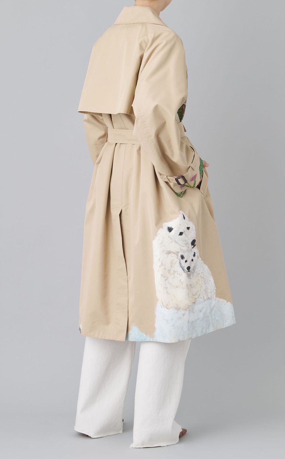 【roop】ドローイングトレンチコート