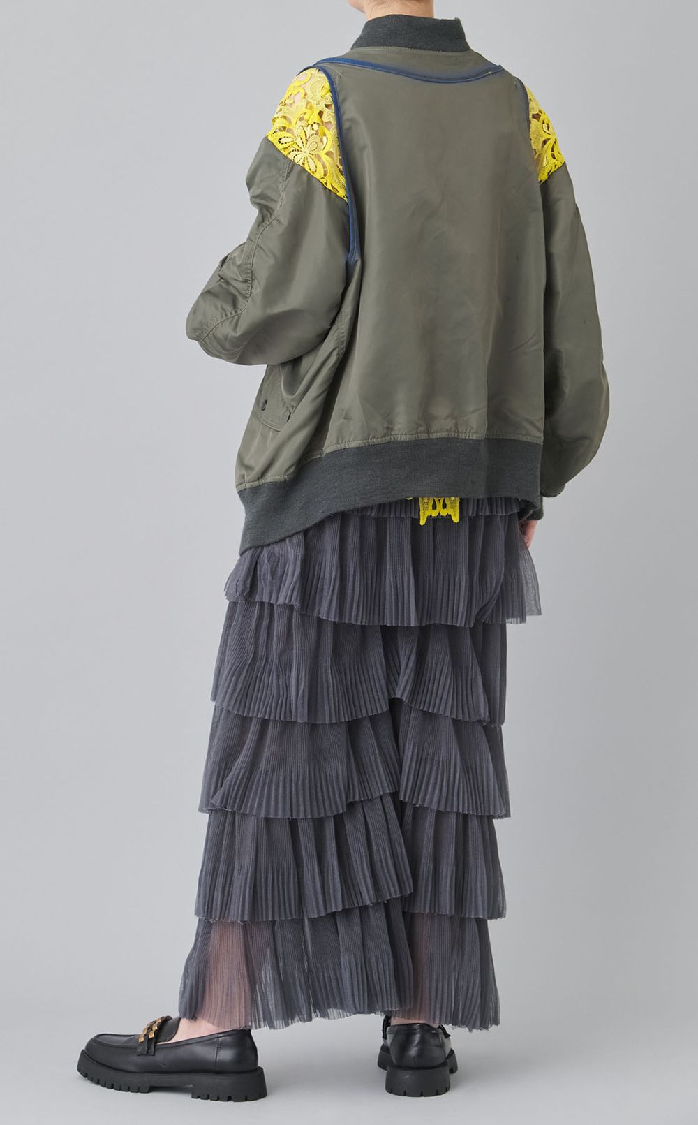 【roop】MA-1＆レースシャツ