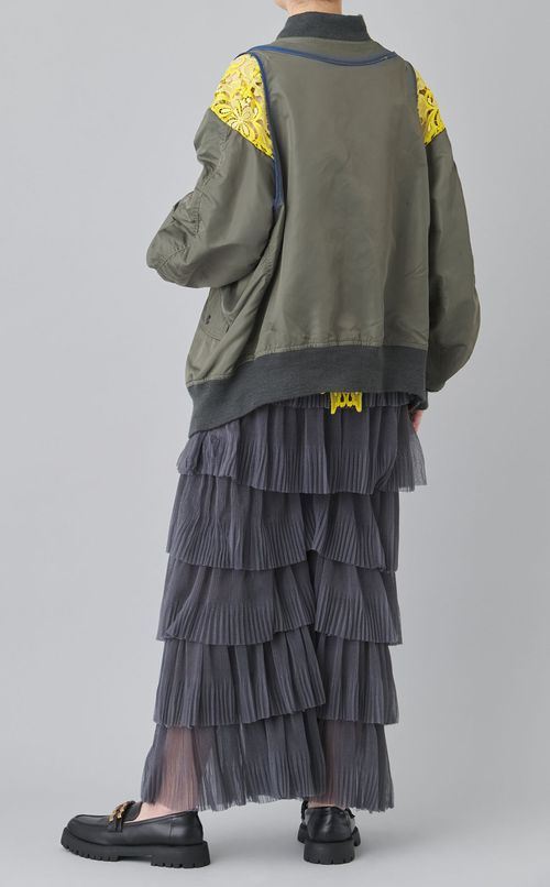 【roop】MA-1＆レースシャツ