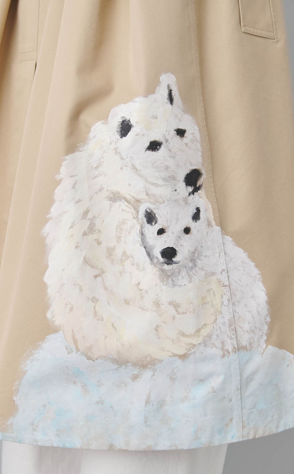 【roop】ドローイングトレンチコート