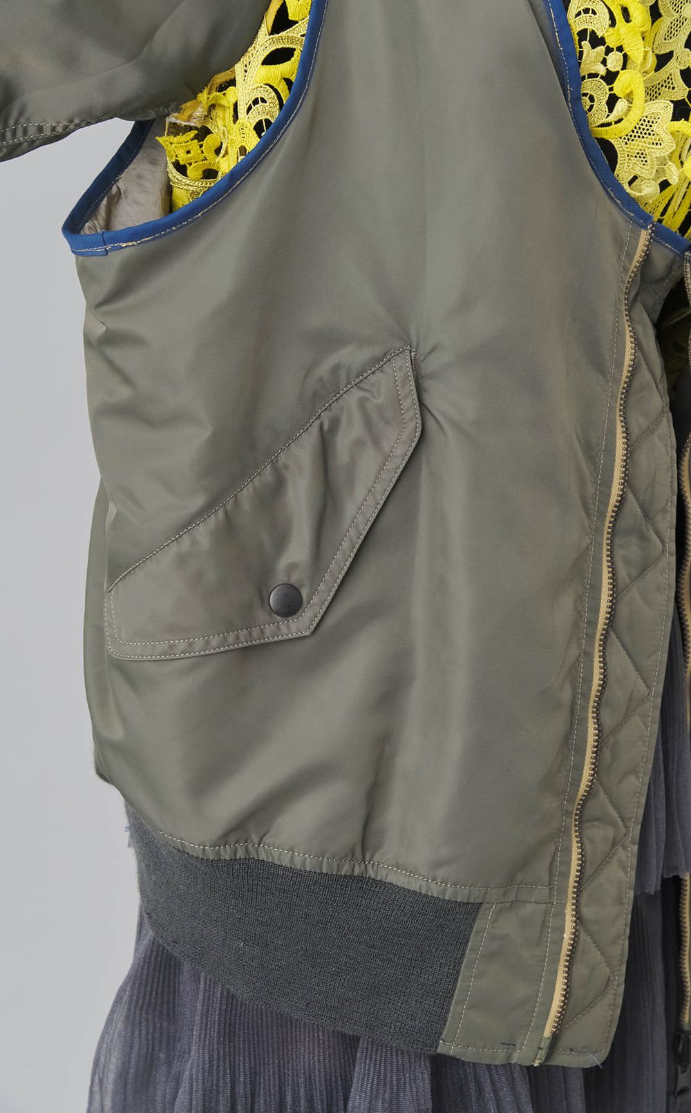 【roop】MA-1＆レースシャツ