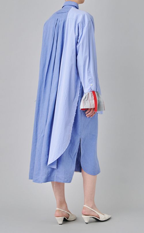 【roop】ビックポケットチーフシャツドレス