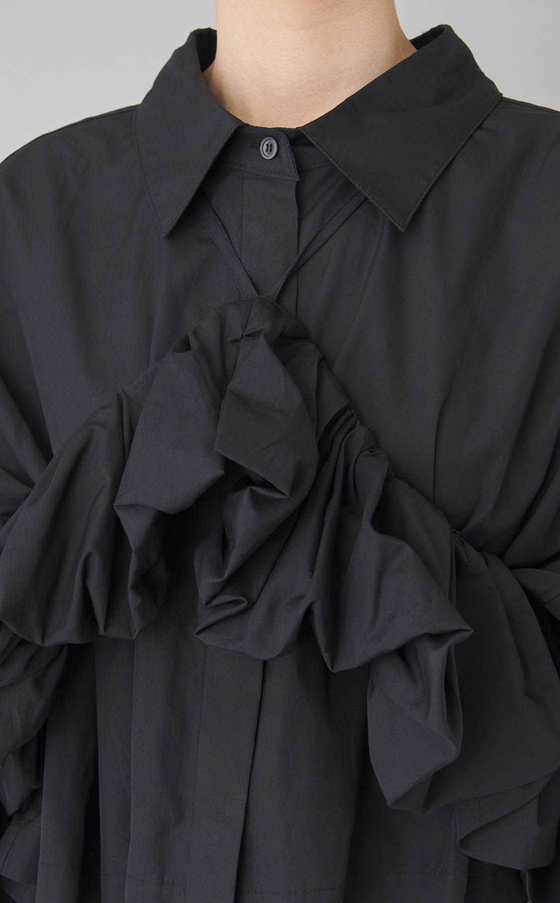 crinkle crinkle crinkle｜バルーンキャミソールショートシャツ