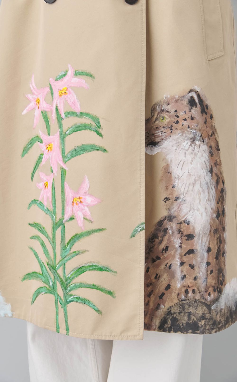 【roop】ドローイングトレンチコート