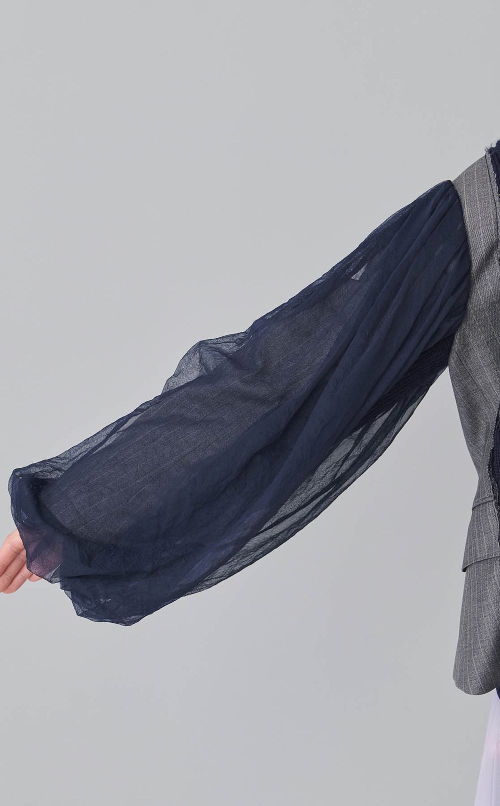 【roop】スーツジャケットニットドッキングジャケット