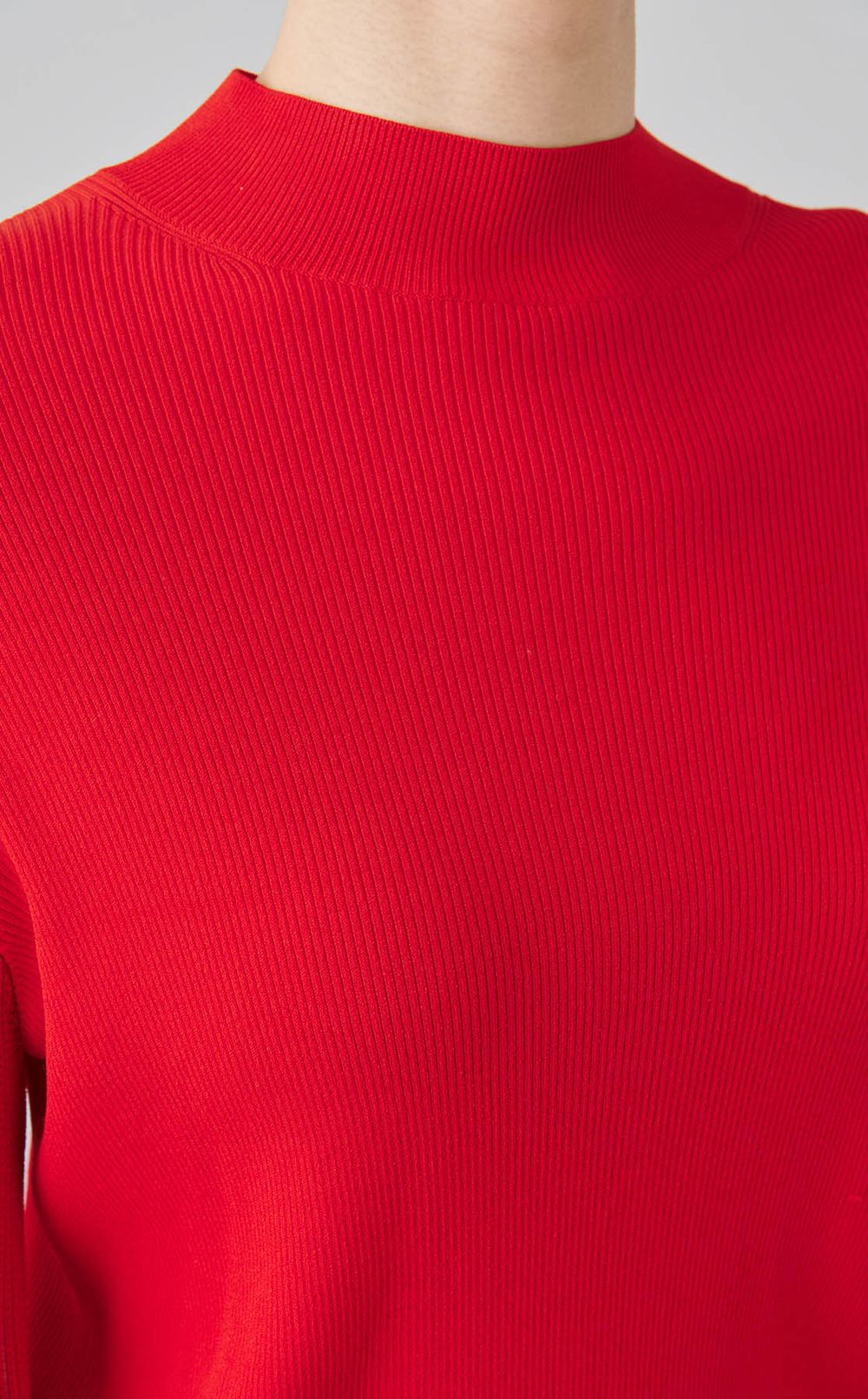 【roop】ティアードスリーブニットシャツ