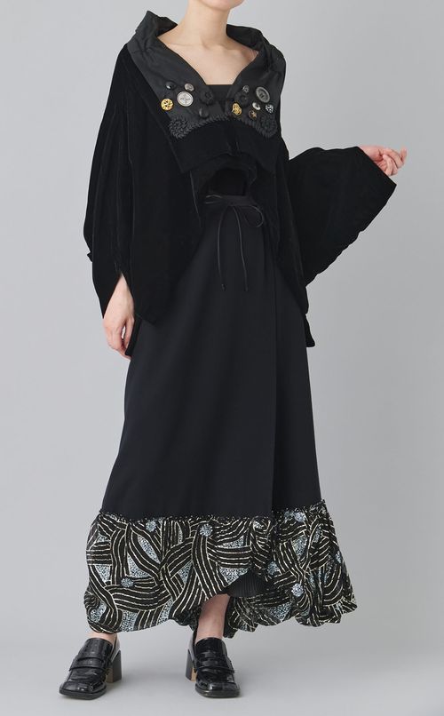 【roop】UPSIDE DOWN ベルベットジャケット